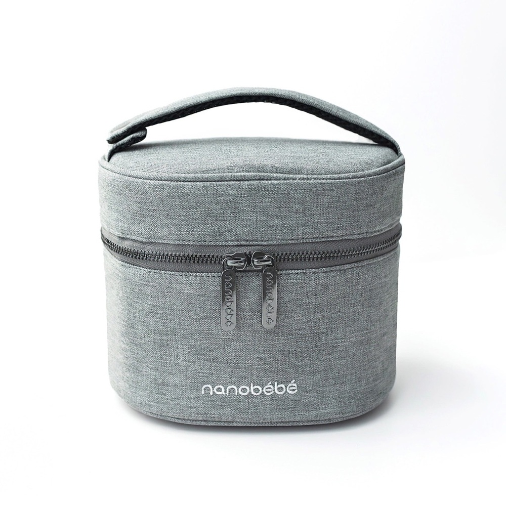 Nanobébé Gray Insulated Bottle Bag